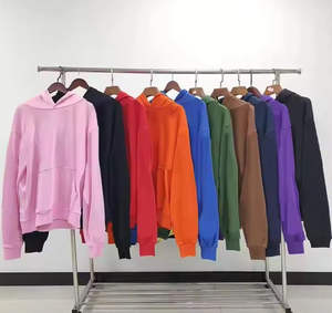 Vêtements pour hommes de haute qualité, écologiques, en polaire, nylon/coton, sweats à capuche, sweat-shirts, streetwear, survêtements, impression en relief, denim déchiré - Product Image 2