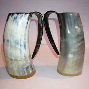 Best Quality Handmade <b>Ceramic</b> Drinking Horn <b>Mugs</b> Perfect for Home Wedding Party and Event Use Bulk Supply from India Exporter - Product Image 3