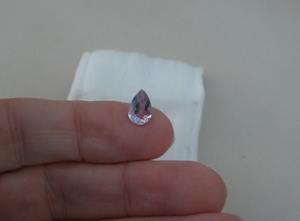 Aigue-marine naturelle 10x7mm en forme de poire, pierre précieuse naturelle non montée pour la joaillerie, l'artisanat et la collection de gemmes, certifiée par un tiers, pour la fabrication de bijoux verts - Product Image 5