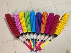 Lanterne en bambou artisanale du Vietnam, en satin, pour restaurant, fête, décoration de mariage, à suspendre, avec housse en tissu de soie DIY, colorée, vente en gros, exportation - Product Image 2