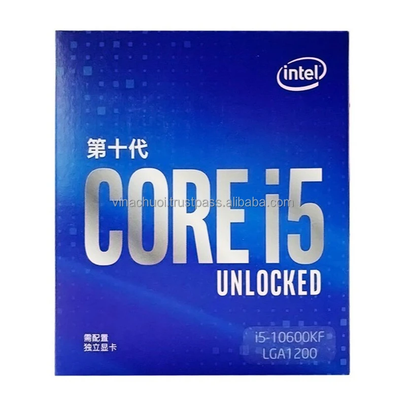 Core i5-10600KF 6 core 12 thread boxed CPU desktop gaming computer processor