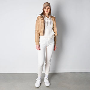 Blouson Bomber de Haute Qualité pour Femme 2026, Blouson de Baseball Personnalisé avec Manches en Cuir Brodé pour Homme et Femme - Product Image 3
