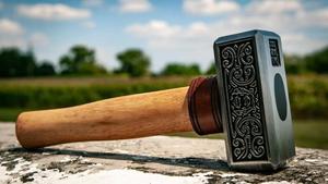 Custom Craft High Quality Mini Roofing Hammer Hand forged with etched head For Outdoor and Multiple Uses - Product Image 5