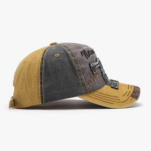 Cotton Distressed Dad Hat Washed <b>Vintage</b> Baseball <b>Cap</b> Adjustable Low Profile Premium Washed Distressed <b>Cap</b> Heavy Cotton <b>Cap</b> - Product Image 5