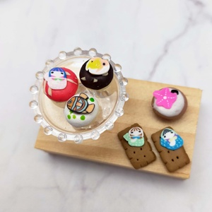 Polymer Clay Ocean-themed Slices <b>Miniature</b> Dollhouse Accessories Assorted Colors DIY Craft for ages 14+ - Product Image 4