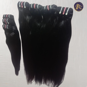 100% Natural ondulado 12 \ "Negro virgen indio templo extensiones de cabello trenzado de alta calidad - Product Image 1