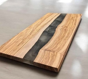 Premium Handmade Resin and Wooden Chopping <b>Board</b> with Epoxy Finish Kitchen Cutting <b>Board</b> for Meat Vegetables Cheese Serving - Product Image 1