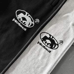 Pantalones Deportivos Anchos Personalizados para Hombre, 100% Algodón, Pierna Ancha, Bordados, Otoño Invierno, Fabricante Mayorista OEM - Product Image 5