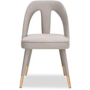 Silla de Comedor Moderna Tapizada con Patas de Metal para Restaurante, Hotel, Cafetería y Comedor - Product Image 1