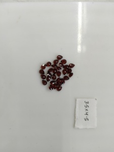 Granate Rojo Natural de 4.5x3.5MM, Corte Pera, Gema Suelta de la Mejor Calidad para Joyería - Product Image 2