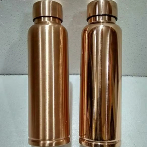 <b>Copper</b> Hydration <b>Bottle</b> for Gym Fitness Yoga Lifestyle <b>Drinking</b> <b>Bottle</b> for Healthy Daily Hydration - Product Image 1