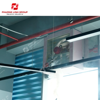 Ventilateur axial Phuong Linh Group 36 pouces à pales en aluminium 1450 tr/min avec roulement à billes couleur argent AC 220V