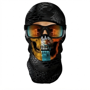 Mascarilla con Estampado de Calavera y Diseño de la Bandera de México, Cortavientos, de Secado Rápido, para Deportes al Aire Libre, de Poliéster, Talla Única, Unisex - Product Image 4