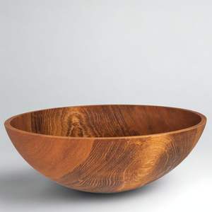 Moderna Cazuela de Madera de Diseño, Redonda y Grande, para Presentación de Comidas Elegantes - Product Image 6