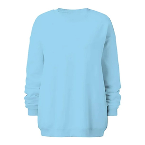 Nouveau design – Sweat-shirt oversize pour femme avec logo frontal, 100 % coton, personnalisable, respirant, tenue décontractée, vente directe usine - Product Image 5