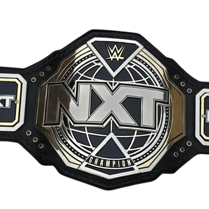 เข็มขัดแชมป์ WWE NXT หนังสีดำ ดีไซน์สีเงิน คุณภาพพรีเมียม สำหรับแฟนมวยปล้ำและนักสะสม - Product Image 5