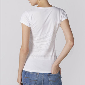 T-shirts décontractés d'été pour femmes, 100% coton, toile respirante, haute qualité, en vente - Product Image 2