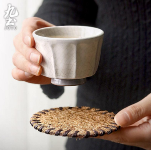 Eco Friendly Promotional Coir <b>Coaster</b> OEM ODM - Custom Size Coconut Fiber Table <b>Coaster</b> Private Label Bulk Supplier - Product Image 2