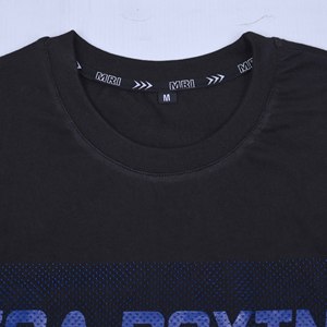 T-shirt de club de boxe graphique pour hommes, personnalisé avec logo, de haute qualité, uni, 100 % coton, col rond, streetwear, impression sérigraphique - Product Image 6