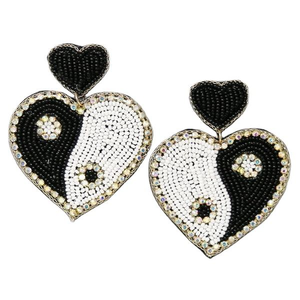 Seed Bead <b>Earrings</b> Multi Color Drop Shape Embroidered <b>Handmade</b> <b>Earrings</b> From India Fashion Jewelry for Women and Girls - Product Image 2