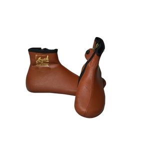 <b>Hot</b> Sale Azad Premium Winter Leather Tan <b>Socks</b> Zipper High Ankled Khuffs Footwear Genuine Leather Warm Comfortable for Men - Product Image 1