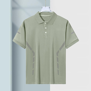 Chemise Homme Manches Courtes 2026 en Coton Toile 100% Uni Séchage Rapide Respirant Tricoté Décontracté Blanc Noir Gris Vert - Product Image 6
