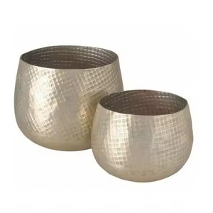 Maceta Metálica de Sobremesa, Pequeña, para Plantas de Interior, Decorativa, para Flores, Decoración del Hogar - Product Image 6