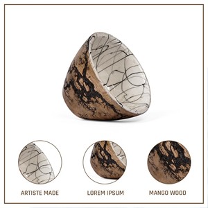 Vaisselle de luxe en résine polie, fabriquée en Inde, écologique, design moderne, compatible lave-vaisselle, idéale pour les fêtes - Product Image 4