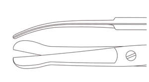 Ciseaux dentaires à pointe arrondie, lame tranchante, outil manuel de thérapie buccale pour chirurgie dentaire, certifié CE Classe I - Product Image 6