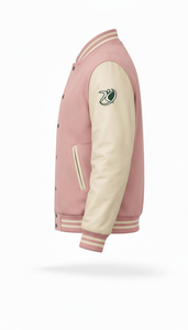 Winter Varsity <b>Jacket</b> Hooded Unisex Chenille Letters Front Logo Quick Dry Breathable Eco-Friendly - Product Image 3