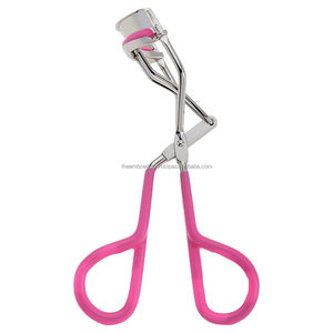 Rizador de pestañas de acero inoxidable al por mayor con mango de plástico antideslizante acabado espejo rizadores de extensión de pestañas - Product Image 1