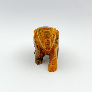 Figura de Elefante Tallada a Mano en Jaspe, Piedra Preciosa Natural, Decoración Feng Shui para Equilibrar la Energía, Venta al Por Mayor - Product Image 6