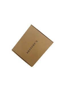 Vietnam Manufacturer's Recyclable Corrugated Paper Self Erecting Carton <b>Box</b> 30*25*6 Size Flexo Logo Print <b>Clothes</b> Package Air - Product Image 2