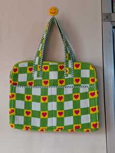Handmade Quilted Laptop <b>Bag</b> Cotton Kantha Style Padded <b>Computer</b> Tote <b>Bag</b> with Zipper Closure Colorful Printed Textile Travel <b>Bag</b> - Product Image 5