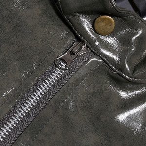 Veste en cuir pour homme en peau de vache avec logo personnalisé, respirante, coupe-vent, écologique, légère, pour usage extérieur en hiver, vente en gros - Product Image 3