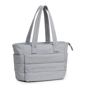 Bolsa de Mano Tipo Tote Negra Personalizable, Acolchada, de Poliéster/Algodón, Resistente al Agua, con Patrón Impreso, Gran Capacidad, Ecológica - Product Image 5