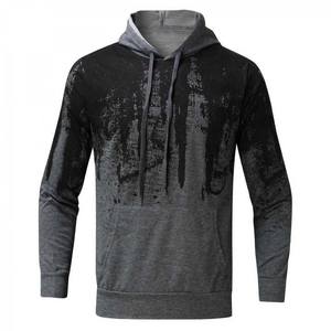 Survêtement Homme Automne Coupe Droite à Capuche Imprimé Décontracté 2-en-1 Uni Léger Respirant Couleur Personnalisée OEM Vente en Gros - Product Image 4