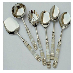 Ensemble de couverts décoratifs en résine pour la cuisine, finition résine, écologique, léger, ustensiles de cuisine tendance - Product Image 6