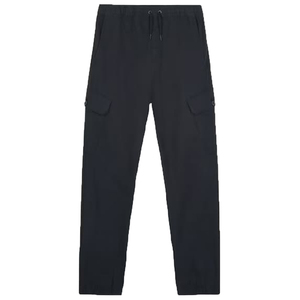 Men's <b>Black</b> <b>Pants</b> Elastic Waist Multiple Pockets Workwear Style Material Midweight Autumn Wear Wholesale - Product Image 2