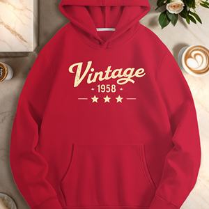 Sudaderas casual mujer vintage 1958 con estrellas - Product Image 4