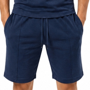 Men's Sleeveless Tank <b>Top</b> <b>And</b> <b>Shorts</b> Two Piece <b>Set</b> Crew Neck Lightweight Fabric Athletic Style Summer <b>Set</b> For Men - Product Image 4