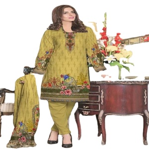 Algodón/Césped Recién llegados Venta de verano Verano 3 piezas Descoser Verano Tela sin coser Algodón/Trajes de césped - Product Image 1