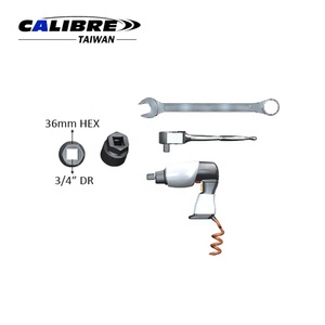 TAIWAN CALIBRE 7pc 3/4"Dr. 27-36mm Impact Twist <b>Socket</b> Set for Removes Damaged Screws & Bolts - Product Image 4