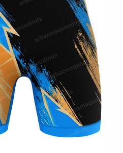 Traje de Lucha AMI con Estampado por Sublimación, Ajustado, para Hombre, que Absorbe la Humedad, Transpirable, de Secado Rápido y Elástico - Product Image 5