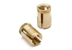 Insertos Roscados de Latón de Precisión Zenith, Hexagonales, Niquelados, para Plástico, Madera y Compuestos, Bujes de Montaje Duraderos - Product Image 2