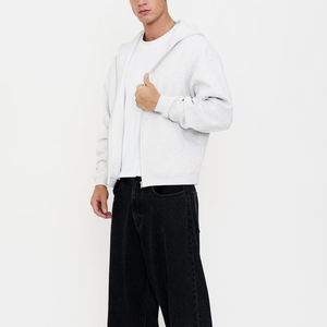 Vente en gros de sweats à capuche en coton pour hommes, streetwear, impression personnalisée, broderie, vintage, épaules tombantes, sweat à capuche surdimensionné pour hommes - Product Image 1