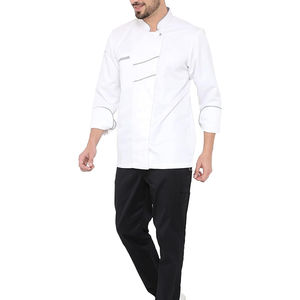 Tabliers de cuisine décontractés en coton épais de qualité supérieure pour chefs, uniformes de restaurant et de bar, outils de sécurité industriels, vente en gros - Product Image 6