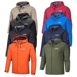 <b>Pullover</b> Waterproof Polyester Winter Windbreaker <b>Men</b> <b>Jacket</b> with Letter Pattern Customizable Wholesale Windbreaker <b>Jacket</b> - Product Image 1