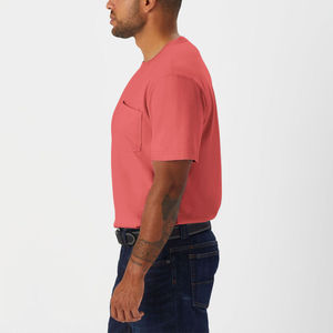 เสื้อยืดคอตตอนคุณภาพพรีเมียม 210 กรัม หนักพิเศษ สีตามสั่ง คอกลม แขนสั้น ปักโลโก้ด้วยระบบดิจิตอล ผ้าเปล่า - Product Image 3