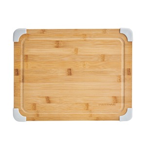 Planche à découper en bois rectangulaire antidérapante avec motif à carreaux - Product Image 4
